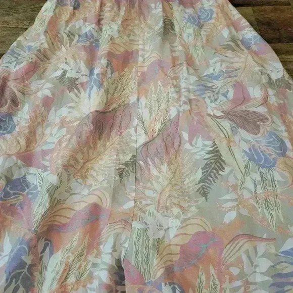 Patagonia Lost Flower Wide Leg Jumpsuit Floral Print Tencil Tie Back Size Medium - Picture 3 of 6